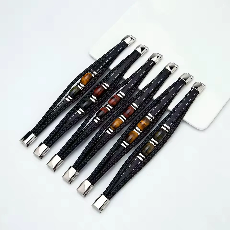 Kožený náramek Ramon, Red