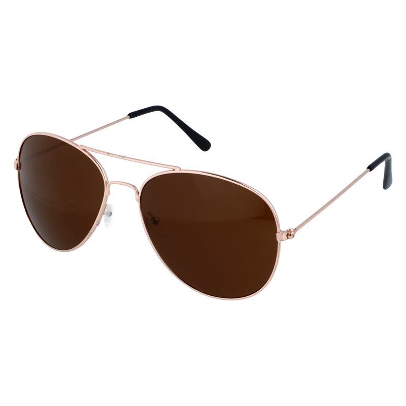 Unisex hnědé sluneční brýle 3521