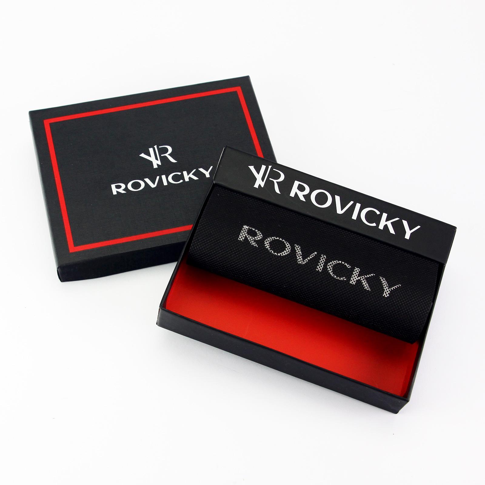 ROVICKY pánská peněženka N575-RVTP RFID, Black/Red