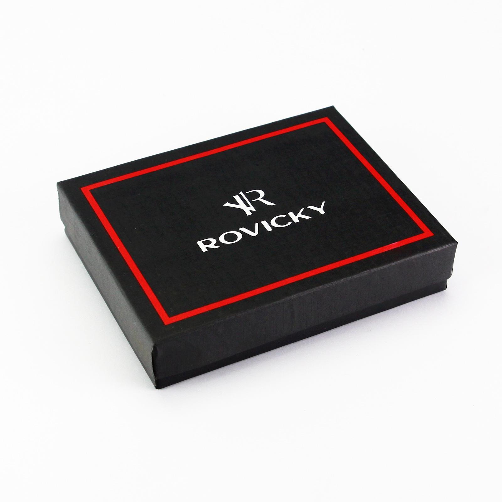ROVICKY pánská peněženka N575-RVTP RFID, Black/Red