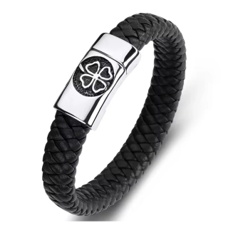 Kožený náramek Lucky
