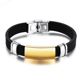 Pryžový náramek Joy Gold
